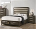 Salano Storage Bed in Mod Grey Finish by Coaster - 215881Q