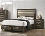 Salano Storage Bed in Mod Grey Finish by Coaster - 215881Q