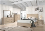 Lynncrest 6 Piece Bedroom Set in Rustic Beige Finish by Coaster - 222591