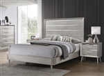 Ramon Bed in Metallic Sterling Finish by Coaster - 222701Q