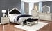 Heidi Tufted Upholstered Bed 6 Piece Bedroom Set in Metallic Platinum Finish by Coaster - 222731
