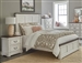 Hillcrest Panel Bed in Dark Rum and White Finish by Coaster - 223351Q