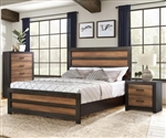 Dewcrest Bed in Caramel and Licorice Finish by Coaster - 223451Q