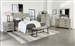 Channing 6 Piece Bedroom Set in Rough Sewn Grey Oak Finish by Coaster - 224341