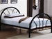Twin Bed in Black Finish by Coaster - 2389B