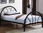 Twin Bed in Black Finish by Coaster - 2389B