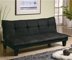 Dark Gray Microfiber Sofa Bed by Coaster - 300238