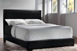 Conner Black Upholdered Bed by Coaster - 300260