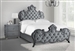 Sandboard Grey Velvet Fabric Upholstered Bed by Coaster - 302351Q