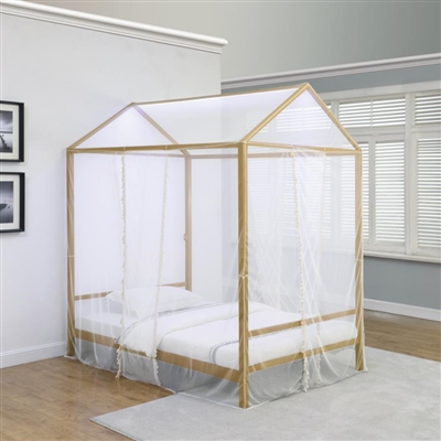Etta LED Full Canopy Bed by Coaster - 305773F