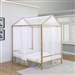 Etta LED Twin Canopy Bed by Coaster - 305773T
