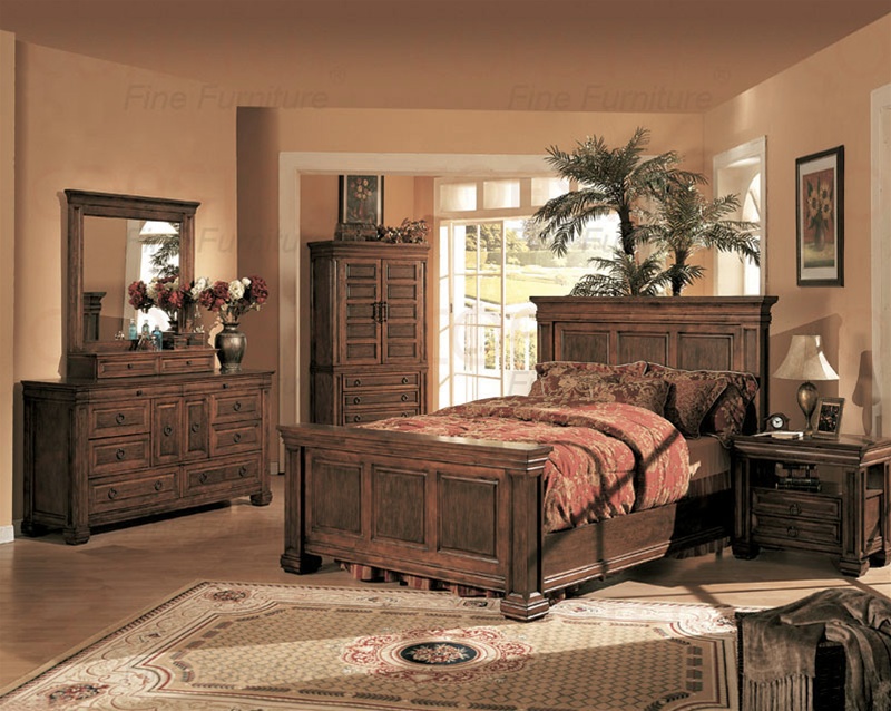 6 piece westminster bedroom set in cherry finishcoaster - 3490