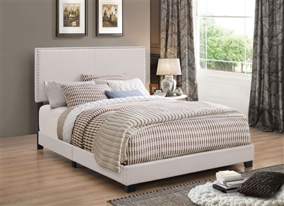 Boyd Ivory Fabric Bed by Coaster - 350051Q