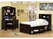 4 Piece Phoenix Collection Bedroom Furniture Set with Chest Bed in Rich Deep Cappuccino Finish by Coaster - 400180