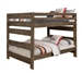 Wrangle Hill Full Over Full Bunk Bed in Gun Smoke Finish by Coaster - 400833