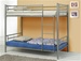 Hayward Twin/Twin Bunk Bed in Silver Metal Finish by Coaster - 460072