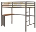 Fisher Twin Metal Workstation Loft Bed by Coaster - 460229
