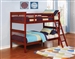 Parker Twin Twin Bunk Bed in Chestnut Finish by Coaster - 460231
