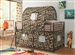 Camouflage Tent Loft Bed by Coaster - 460331