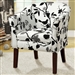 Accent Chair in Bird and Leaves Pattern Fabric by Coaster - 460406