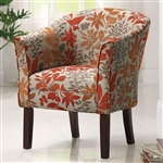 Accent Chair in Floral Pattern Fabric by Coaster - 460407