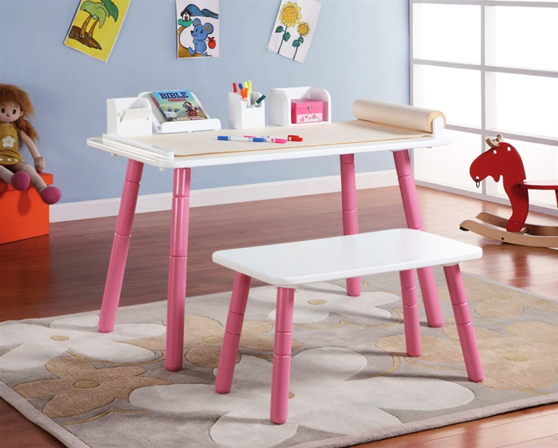 children's art table and chairs