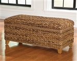 Laughton Woven Banana Leaf Bench by Coaster - 500215