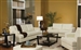 Samuel 2 Piece Cream Leatherette Living Room Set by Coaster - 501691SL