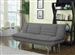 Julian Upholstered Futon Sofa Bed in Grey Fabric by Coaster - 503966