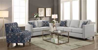 Coltrane 2 Piece Sofa Set in Putty Woven Fabric by Coaster - 506251-S