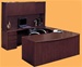 Sandoval 2 Piece Home Office Executive Set in Mahogany Finish by Coaster - 540UFP-2