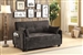 Underwood Tufted Sleeper Sofa Bed in Charcoal Grey Fabric by Coaster - 551075