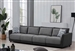 Seanna 4 Piece Sectional Sofa in Two Tone Grey Chenille by Coaster - 551441-04