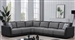 Seanna 6 Piece Sectional in Two Tone Grey Chenille by Coaster - 551441-6