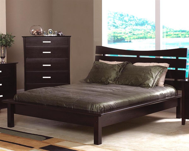 Coaster Home Furnishings Platform Bed Cappuccino 