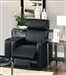 Reeva Black Theater Seating Push Back Recliner by Coaster - 600181