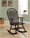 Traditional Wood Rocker in Cappuccino Finish by Coaster - 600186