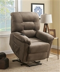 Power Lift Recliner in Brown Sugar Performance Textured Velvet Upholstery by Coaster - 601025