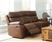 Damiano Reclining Sofa in Brown Leatherette Upholstery by Coaster - 601691