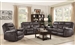 Sawyer 2 Piece Reclining Sofa Set in Brown Leatherette Upholstery by Coaster - 602331-S