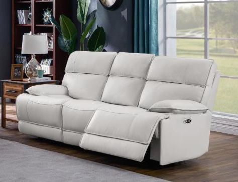 Stanford Power Reclining Sofa In Off, Off White Leather Reclining Sofa And Loveseat