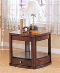 End Table in Distressed Cherry Finish by Coaster - 700247E
