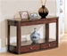 Sofa Table in Distressed Cherry Finish by Coaster - 700249