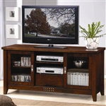 59 Inch TV Stand in Walnut Finish by Coaster - 700619