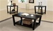 3 Piece Occasional Table Set in Rich Dark Cappuccino Finish by Coaster - 701510