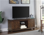 60 Inch TV Console in Golden Brown Finish by Coaster - 708132