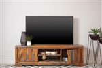 60 Inch TV Console in Sheesham Grey Finish by Coaster - 708381