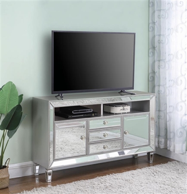 60 Inch Mirrored TV Console by Coaster - 722272