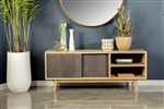 60 Inch TV Console in Natural Finish by Coaster - 723232