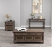 Accent Tables in Weathered Burnish Brown Finish by Coaster - 724057